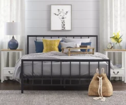 Black Evans King Platform Bed 27 Black Evans King Platform Bed -Walker Edison Shop 810513490 4