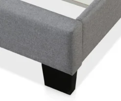 Gray Upholstered Shelter Wingback Queen Bed -Walker Edison Shop 810513491 10