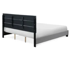 Gray Hudson King Upholstered Linen Fabric Bed -Walker Edison Shop 810513494 13