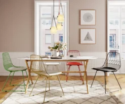 Vivi Metal Dining Chairs, 2-Pack -Walker Edison Shop 810513496 5