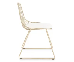 Vivi Metal Dining Chairs, 2-Pack -Walker Edison Shop 810513496 8