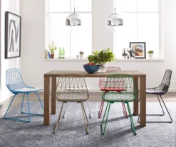 Vivi Metal Dining Chairs, 2-Pack -Walker Edison Shop 810513497 5