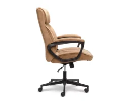 Hannah Beige Microfiber Office Chair -Walker Edison Shop 810513511 12