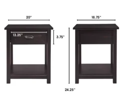 Baily Black Nightstand -Walker Edison Shop 810513516 4