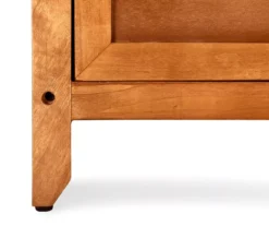 Alcott Light Brown Side Table With Drawer -Walker Edison Shop 810513518 10