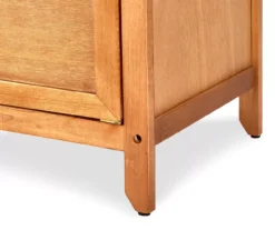 Alcott Light Brown Side Table With Drawer -Walker Edison Shop 810513518 11