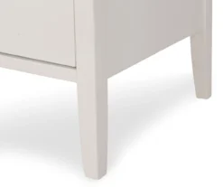 White Finley Wood 3-Drawer Nightstand -Walker Edison Shop 810513520 12