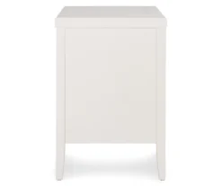 White Finley Wood 3-Drawer Nightstand -Walker Edison Shop 810513520 14