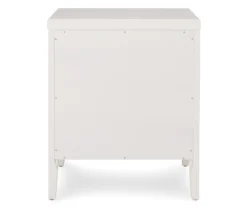 White Finley Wood 3-Drawer Nightstand -Walker Edison Shop 810513520 16