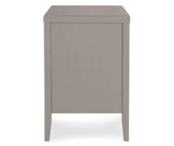 Gray Finley Wood 3-Drawer Nightstand -Walker Edison Shop 810513522 10