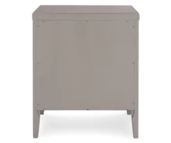 Gray Finley Wood 3-Drawer Nightstand -Walker Edison Shop 810513522 11
