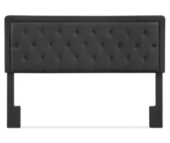 Charcoal Gray Amery Upholstered King Headboard -Walker Edison Shop 810513527 10