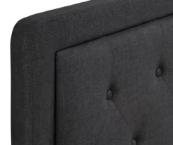 Charcoal Gray Amery Upholstered King Headboard -Walker Edison Shop 810513527 7