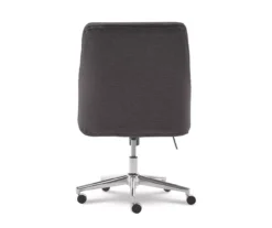Leighton Dark Gray Memory Foam Fabric Office Chair -Walker Edison Shop 810513537 12