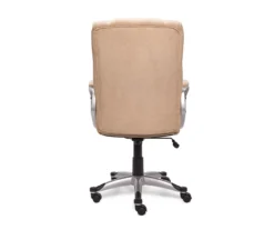 Fawn Tan Linen Executive Office Chair -Walker Edison Shop 810513549 7