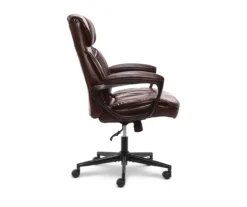 Hannah Brown Bonded Leather Office Chair 32 Hannah Brown Bonded Leather Office Chair -Walker Edison Shop 810513551 11