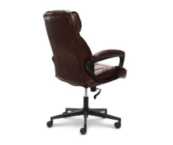 Hannah Brown Bonded Leather Office Chair 33 Hannah Brown Bonded Leather Office Chair -Walker Edison Shop 810513551 12