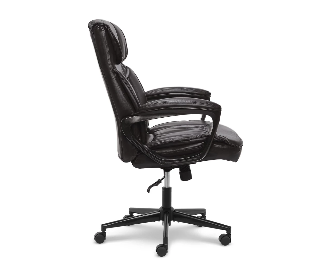 Hannah Black Bonded Leather Office Chair 13 Hannah Black Bonded Leather Office Chair - Image 13