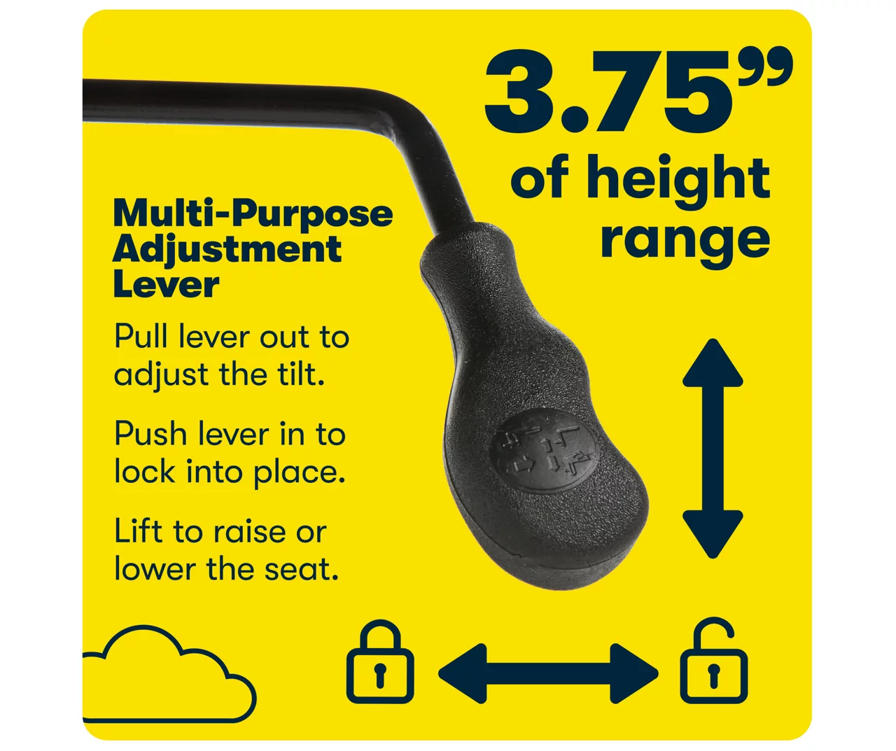 Hannah Black Bonded Leather Office Chair 9 Hannah Black Bonded Leather Office Chair - Image 9