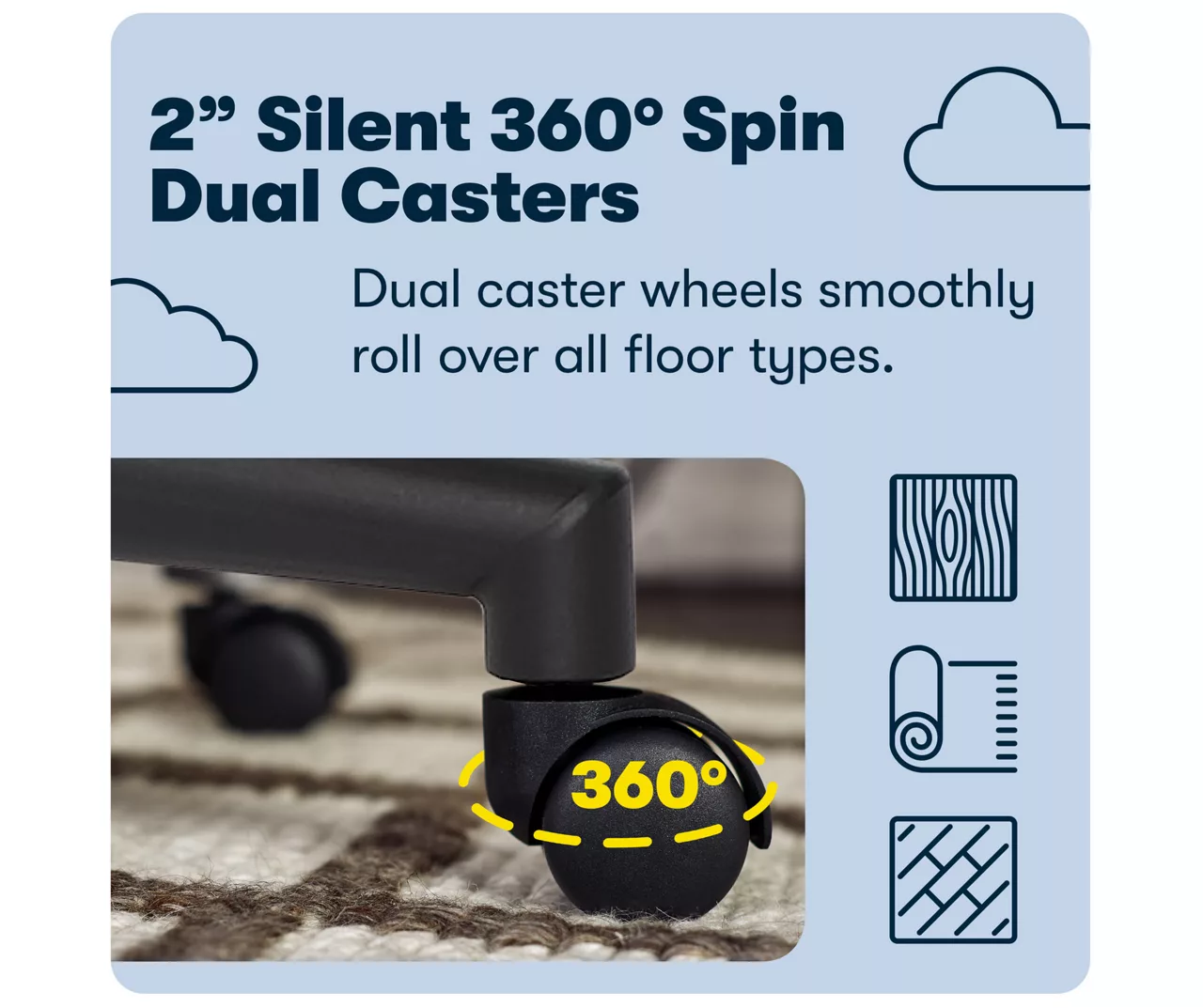 Hannah Black Bonded Leather Office Chair 10 Hannah Black Bonded Leather Office Chair - Image 10