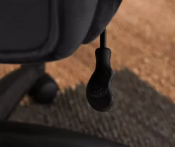 Hannah Charcoal Gray Microfiber Office Chair -Walker Edison Shop 810513553 7