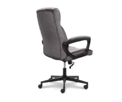 Gray & Black Executive Office Chair -Walker Edison Shop 810513554 12