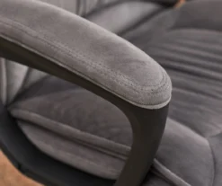 Gray & Black Executive Office Chair -Walker Edison Shop 810513554 6