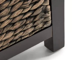 Rustic Black Wicker Storage Trunk 25 Rustic Black Wicker Storage Trunk -Walker Edison Shop 810513555 10