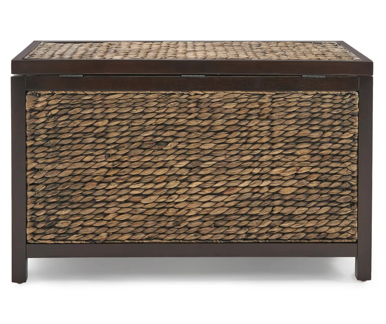 Rustic Black Wicker Storage Trunk 14 Rustic Black Wicker Storage Trunk - Image 14