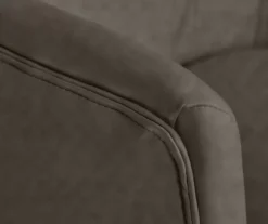 Leighton Gray Memory Foam Bonded Leather Office Chair -Walker Edison Shop 810513560 5