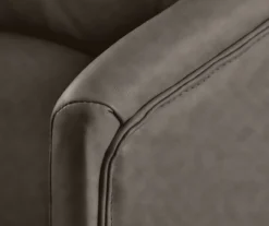 Leighton Gray Memory Foam Bonded Leather Office Chair -Walker Edison Shop 810513560 6