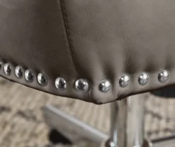 Leighton Gray Memory Foam Bonded Leather Office Chair -Walker Edison Shop 810513560 7