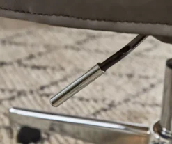 Leighton Gray Memory Foam Bonded Leather Office Chair -Walker Edison Shop 810513560 9