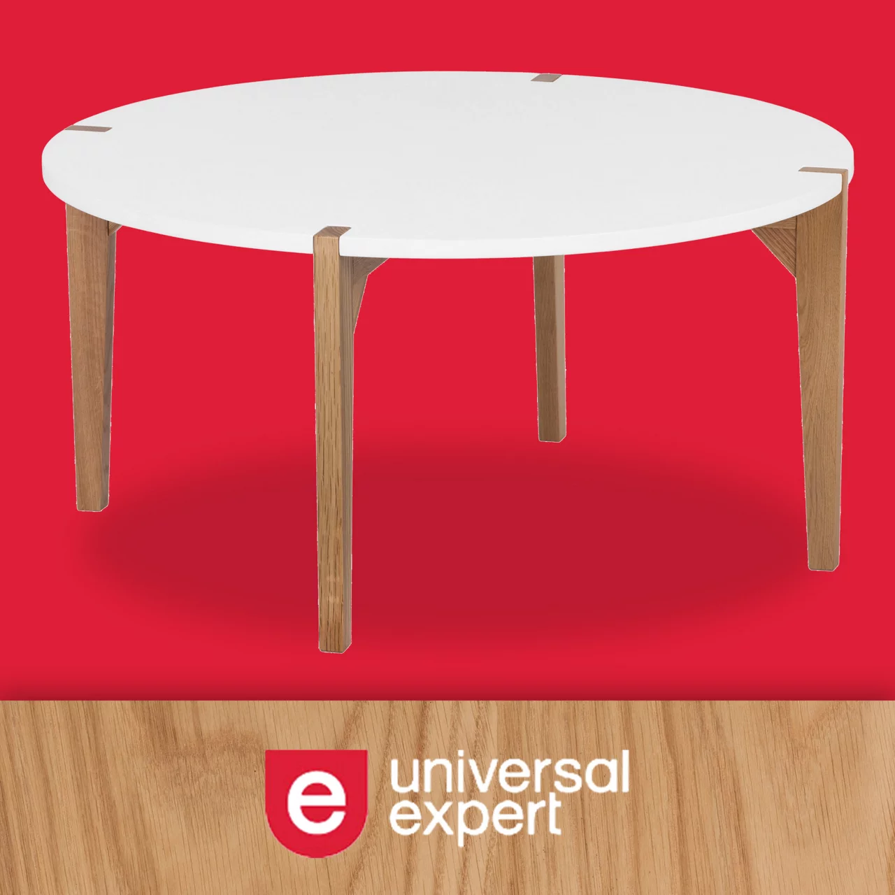 White Round Coffee Table 7 White Round Coffee Table - Image 7
