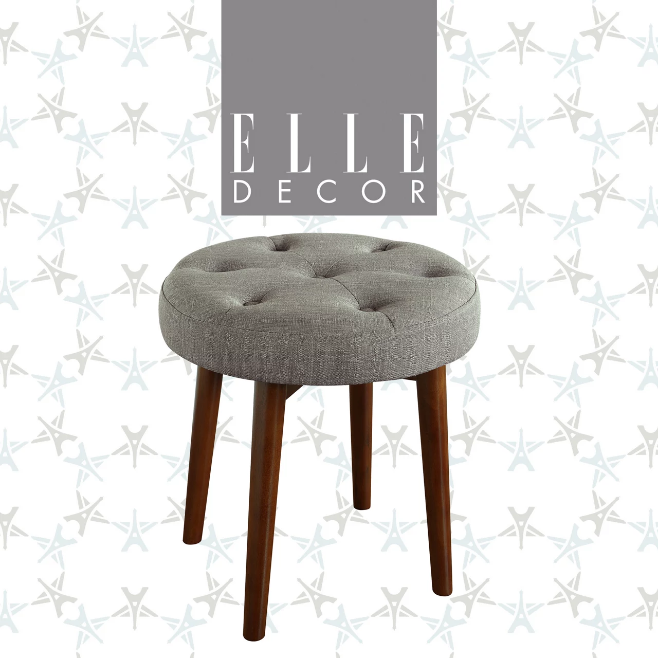 Penelope Tufted Stool 7 Penelope Tufted Stool - Image 7