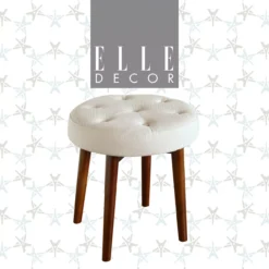 Penelope Tufted Stool 28 Penelope Tufted Stool -Walker Edison Shop 810513572