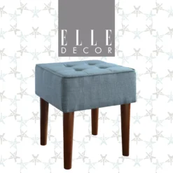 Aria Tufted Stool -Walker Edison Shop 810513577