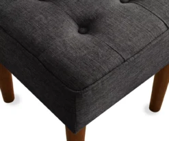 Aria Charcoal Grey Tufted Stool 8 Aria Charcoal Grey Tufted Stool -Walker Edison Shop 810513578 5