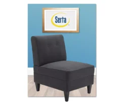 Serta Copenhagen Tufted Slipper Chair -Walker Edison Shop 810513580