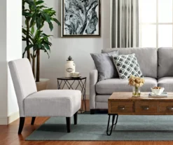 Serta Palisades Slipper Chair With Pillow -Walker Edison Shop 810513584 4