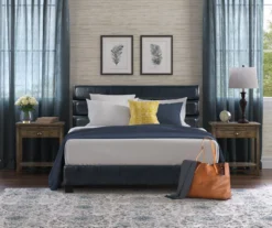 Black Channel Tufted King Upholstered Bed Frame 23 Black Channel Tufted King Upholstered Bed Frame -Walker Edison Shop 810513588 4