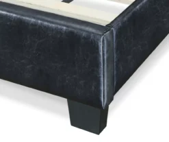 Black Channel Tufted King Upholstered Bed Frame 26 Black Channel Tufted King Upholstered Bed Frame -Walker Edison Shop 810513588 8