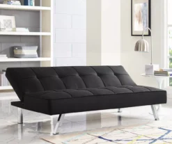 Corey Black Convertible Sofa -Walker Edison Shop 810514243 2