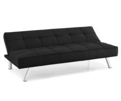 Corey Black Convertible Sofa -Walker Edison Shop 810514243 5