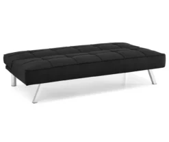 Corey Black Convertible Sofa -Walker Edison Shop 810514243 6