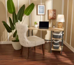 Eden Nailhead Upholstered Chair -Walker Edison Shop 810515879 B0 1