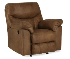 Boxberg Bark Faux Leather Rocker Recliner -Walker Edison Shop 810519666 1