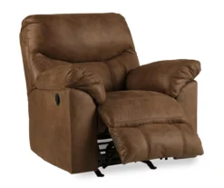 Boxberg Bark Faux Leather Rocker Recliner -Walker Edison Shop 810519666 4
