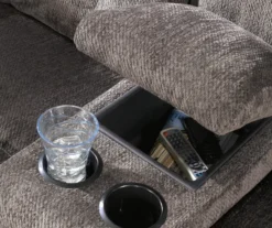 Acieona Slate Reclining Console Loveseat -Walker Edison Shop 810519689 2