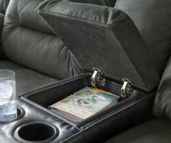 Earhart Faux Leather Reclining Console Loveseat 13 Earhart Faux Leather Reclining Console Loveseat -Walker Edison Shop 810519695 5